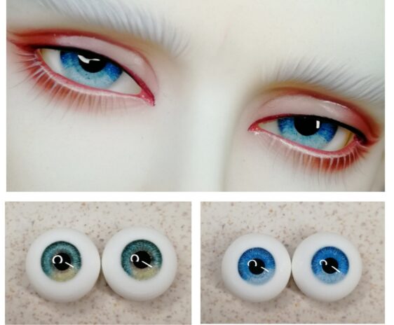 Handmade BJD Doll Eyes – Realistic Resin Craft Eyes for 12mm-22mm Dolls