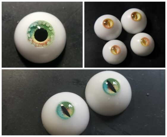 Handmade BJD Resin Eyes for Dolls 8mm - 24mm