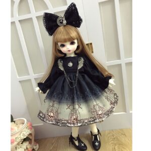 Handmade Lolita BJD Dress for 1/3 1/4 1/6 Blythe Doll Outfit