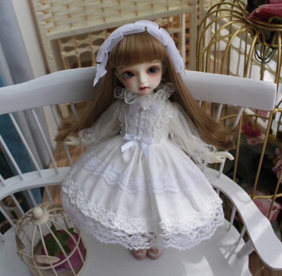 Handmade Lolita Dress for Blythe & BJD Dolls 1/6 1/4 1/3 SD Lolita Dress