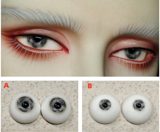 Handmade Realistic BJD Doll Eyes for 1/3, 1/4, 1/6 Dolls – Resin Craft Eyes