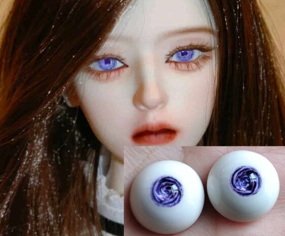 Handmade Realistic Doll Eyes – Small Iris Resin BJD Eyes for 1/3, 1/4, 1/6 دمى