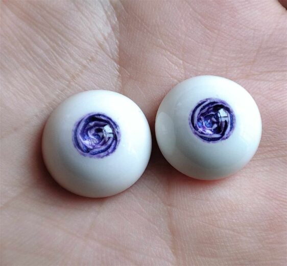 Handmade Realistic Doll Eyes – Small Iris Resin BJD Eyes for 1/3, 1/4, 1/6 Dolls