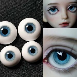 Handmade Realistic Resin Eyes for BJD Dolls – 10mm to 24mm Sizes