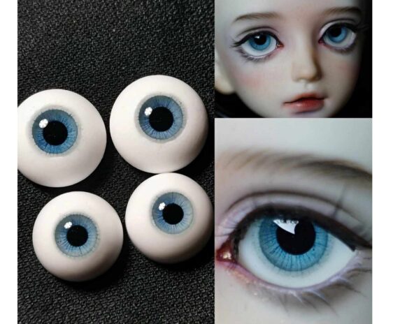 Handmade Realistic Resin Eyes for BJD Dolls – 10mm to 24mm Sizes