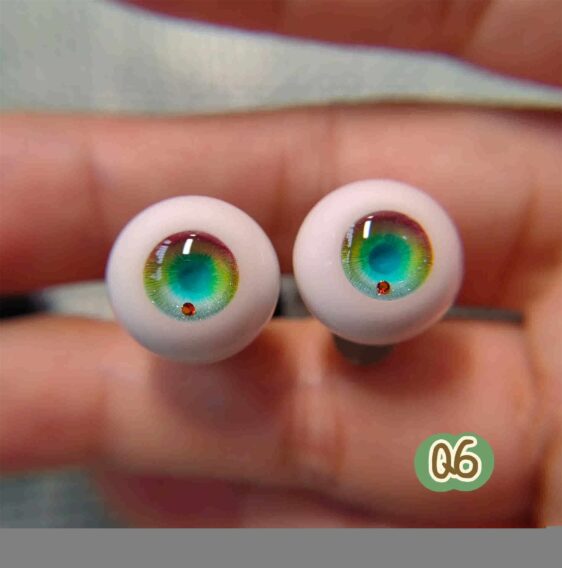 Handmade Resin BJD Doll Eyes – 8 Colors & Custom Sizes (8mm-24mm)