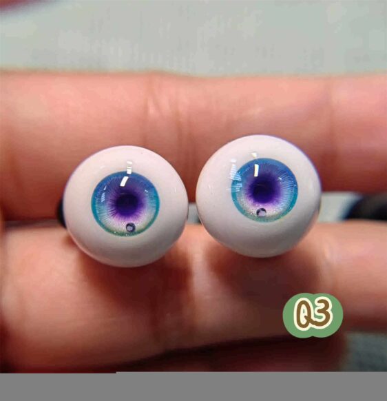 Handmade Resin BJD Doll Eyes – 8 Colors & Custom Sizes (8mm-24mm)