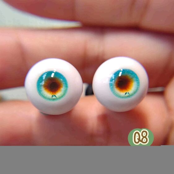 Handmade Resin BJD Doll Eyes – 8 Colors & Custom Sizes (8mm-24mm)