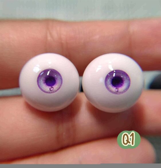 Handmade Resin BJD Doll Eyes – 8 Colors & Custom Sizes (8mm-24mm)