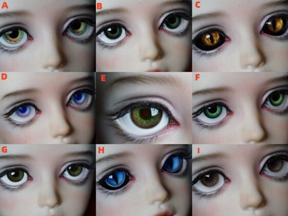 Handmade Resin Doll Eyes for BJD – Custom Safety Eyes for Art Dolls