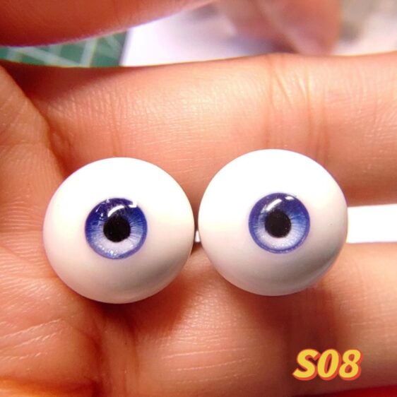 Handmade Resin Doll Eyes for BJD & Reborn Dolls | Realistic Craft Eyes (8mm - 24mm)