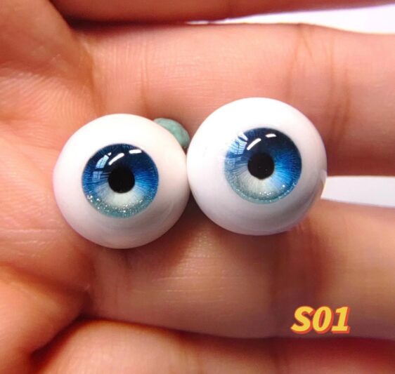 Handmade Resin Doll Eyes for BJD & Reborn Dolls | Realistic Craft Eyes (8mm - 24mm)