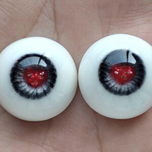 Heart Shaped Resin BJD Eyes – Realistic Safety Eyes for Dolls (8mm to 24mm)