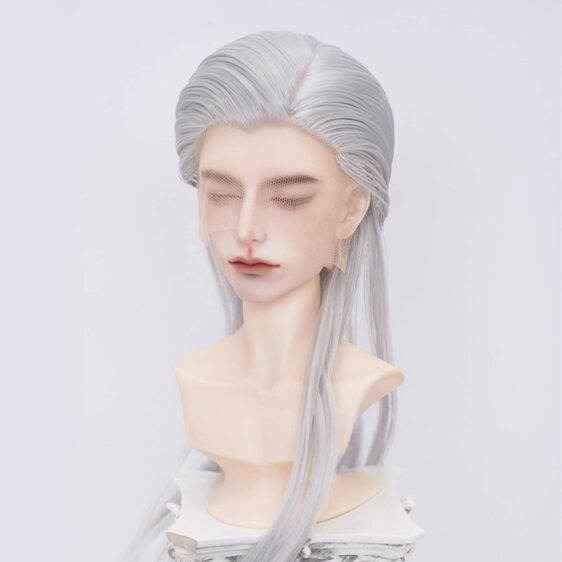 Heat-Resistant Long Straight BJD Wig – 1/3, 1/4, 1/6 Sizes