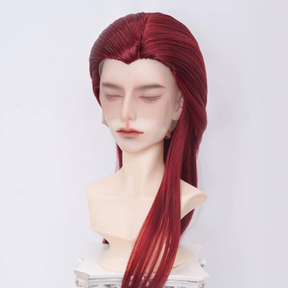 Heat-Resistant Long Straight BJD Wig – 1/3, 1/4, 1/6 Sizes