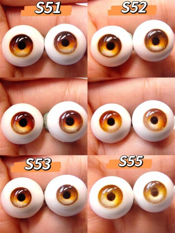 Realistic Doll Eyes | Custom Resin Eyes for BJD Dolls | Sizes 8mm-24mm - Image 4