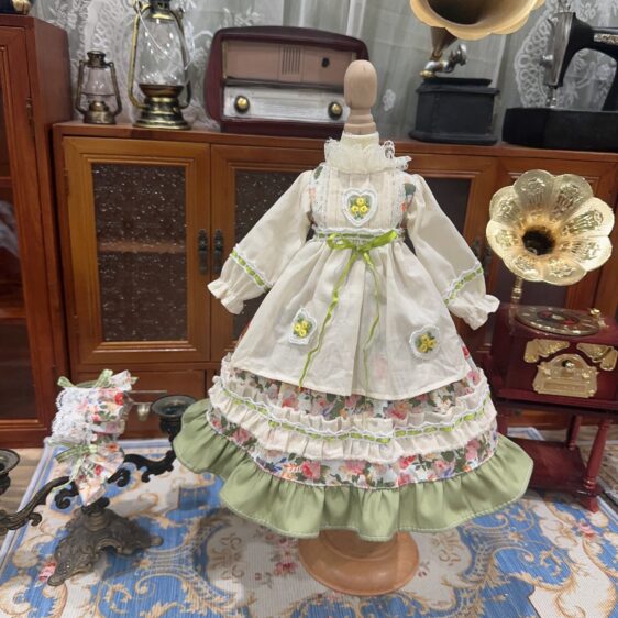 White Princess BJD Dress for 1/3, 1/4, そして 1/6 ブライス人形 - Image 6