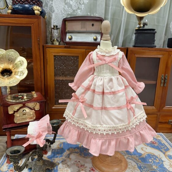 Pink Casual BJD Princess Dress for 1/3, 1/4, and 1/6 Dolls - Image 3