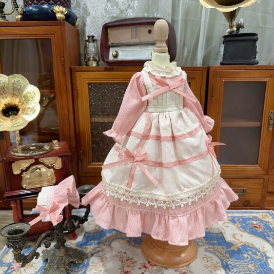 Pink Casual BJD Princess Dress for 1/3, 1/4, and 1/6 Dolls - Image 4