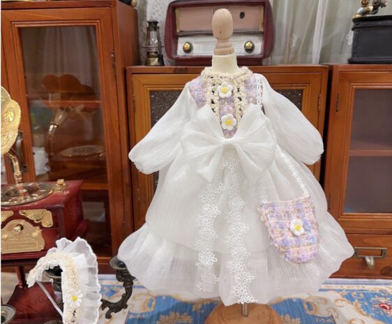 Lolita Style BJD Dress for 1/3, 1/4, 1/6 Dolls - Perfect for Blythe, Yosd, إم إس دي, Smart Doll