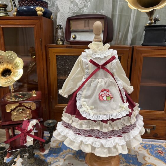 Lolita Dress & Hairband Set for Dolls – BJD Fashion Outfit - Image 10