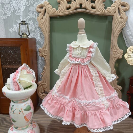 BJD Lolita Dress with Hairband for Minifee, MSD, Smart Doll - Image 7