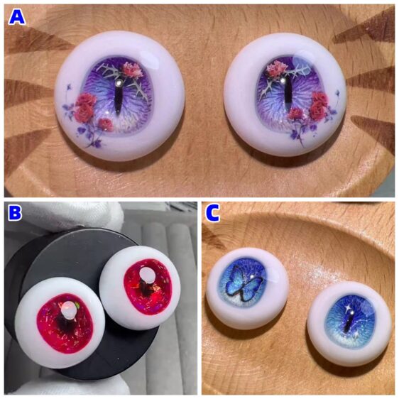 Custom Resin BJD Doll Eyes – Perfect for MDD, GG, Dollfie Rüyası, and Smart Doll - Image 2