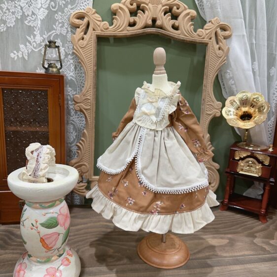 For 1/6 1/4 1/3 Blythe Sweet Floral BJD Dress with Headband - Image 8