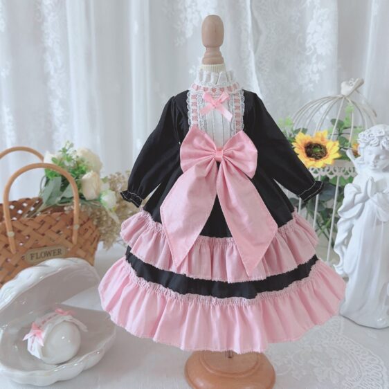 For 1/6 1/4 1/3 Blythe Sweet Floral BJD Dress with Headband - Image 9