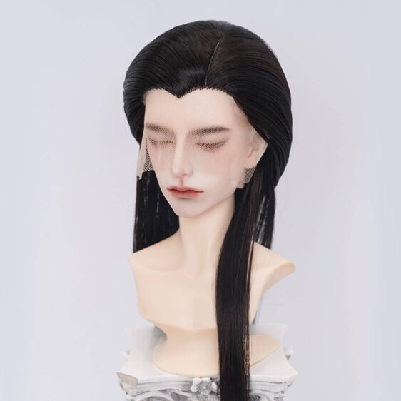 Heat-Resistant Long Straight BJD Wig – 1/3, 1/4, 1/6 Sizes - Image 2