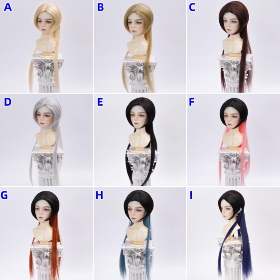 BJD Long Soft Curly Doll Wig for 1/3, 1/4, 1/6 Dolls - Image 10