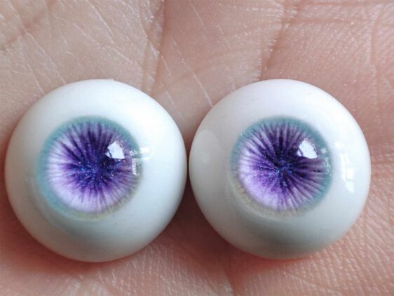 Lavender Purple Realistic Doll Eyes/ Realisitic Eyes/Resin Eyes for 1/3 1/4 1/6 BJD Eyes 10mm 12mm 14mm 16mm 18mm 20mm 22mm