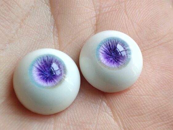 Lavender Purple Realistic Doll Eyes/ Realisitic Eyes/Resin Eyes for 1/3 1/4 1/6 BJD Eyes 10mm 12mm 14mm 16mm 18mm 20mm 22mm