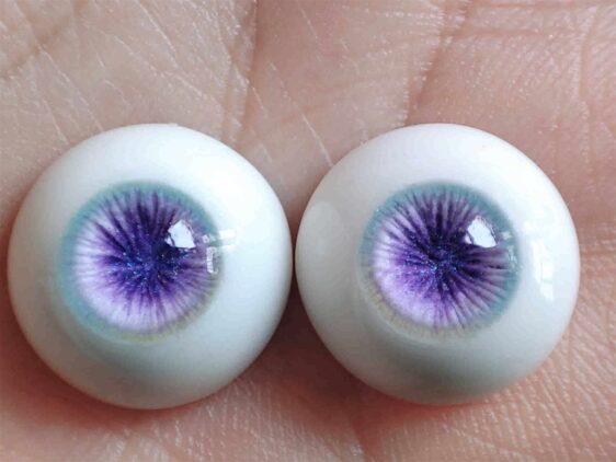 Lavender Purple Realistic Doll Eyes/ Realisitic Eyes/Resin Eyes for 1/3 1/4 1/6 BJD Eyes 10mm 12mm 14mm 16mm 18mm 20mm 22mm