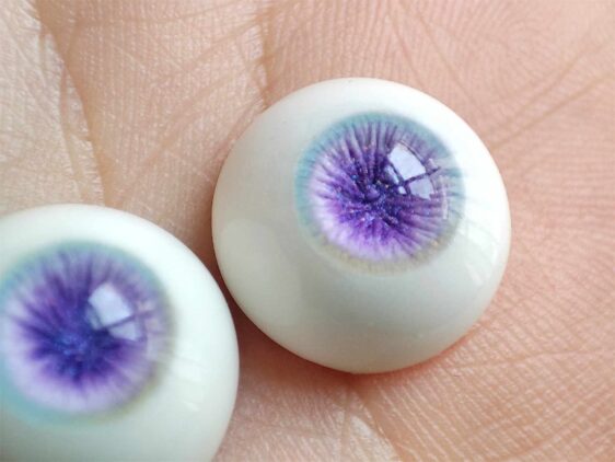 Lavender Purple Realistic Doll Eyes/ Realisitic Eyes/Resin Eyes for 1/3 1/4 1/6 BJD Eyes 10mm 12mm 14mm 16mm 18mm 20mm 22mm