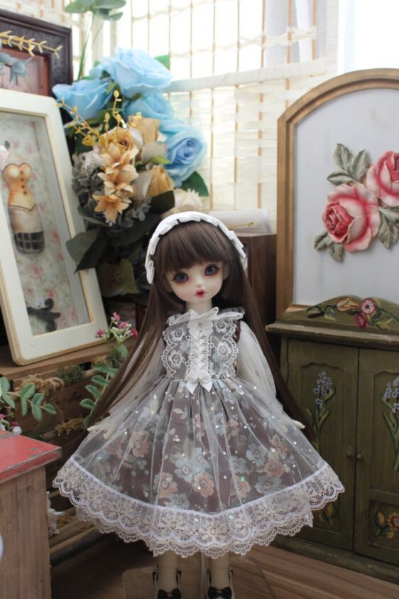 Lolita BJD Dress – Fashion Doll Clothes for 1/3, 1/4, 1/6, MSD, MDD, Blythe Dolls