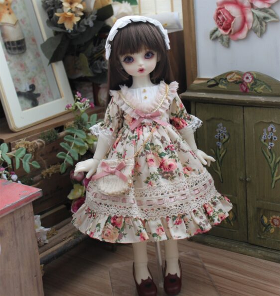 Lolita BJD Dress – Fashion Doll Clothes for 1/3, 1/4, 1/6, MSD, MDD, Blythe Dolls