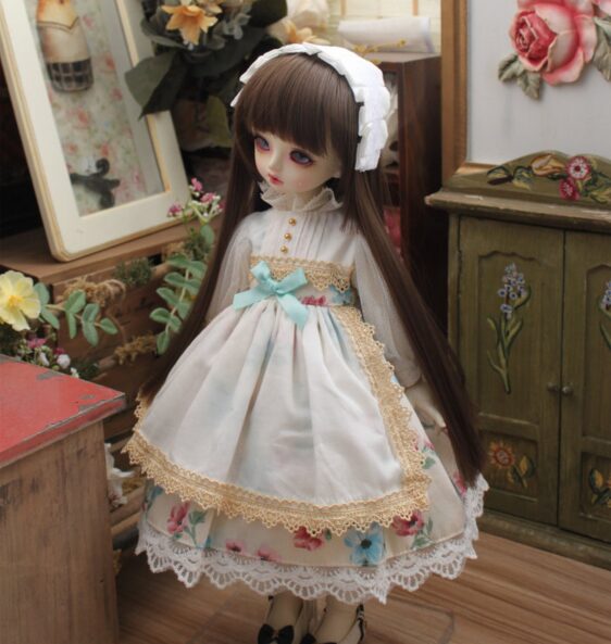 Lolita BJD Dress – Fashion Doll Clothes for 1/3, 1/4, 1/6, MSD, MDD, Blythe Dolls