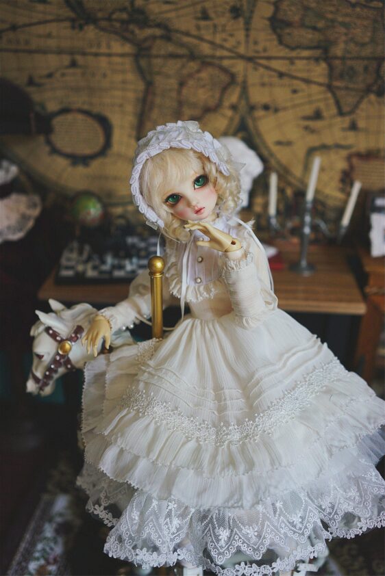 Lolita Dress for 1/6, 1/4, & 1/3 BJD -dukker