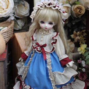 Lolita Dress for BJD, Blythe & SD Dolls – Cotton Outfit for 1/6, 1/4, 1/3, TME, YoSD