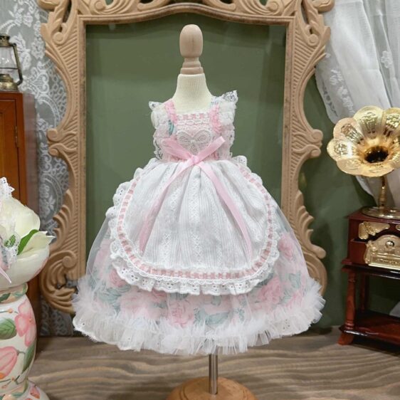 Lolita Style BJD Cotton Dress – Fits 1/6, 1/4, 1/3  Blythe Dolls