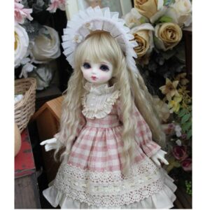 Pink Doll Dress for BJD, Blythe & SD Dolls – 1/6, 1/4, 1/3, MSD Outfit