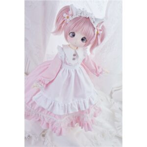 Pink Doll Dress for BJD, บลายธ์ & SD Dolls – 1/6, 1/4, 1/3, MSD Outfit