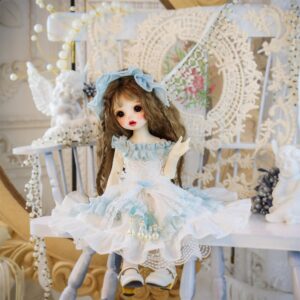 Abito da bambola rosa per BJD, Blythe & Bambole SD – 1/6, 1/4, 1/3, Attrezzatura MSD