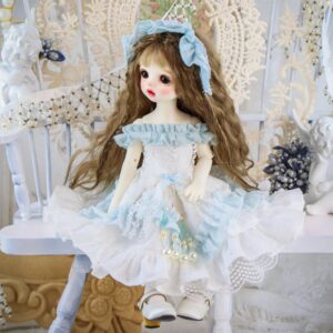 Abito da bambola rosa per BJD, Blythe & Bambole SD – 1/6, 1/4, 1/3, Attrezzatura MSD