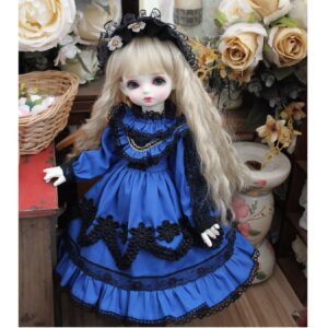 Pink Doll Dress for BJD, บลายธ์ & SD Dolls – 1/6, 1/4, 1/3, MSD Outfit