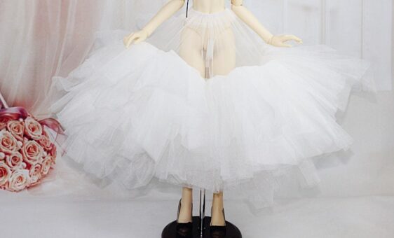 Pink Doll Dress for BJD, Blythe & SD Dolls – 1/6, 1/4, 1/3, MSD Outfit