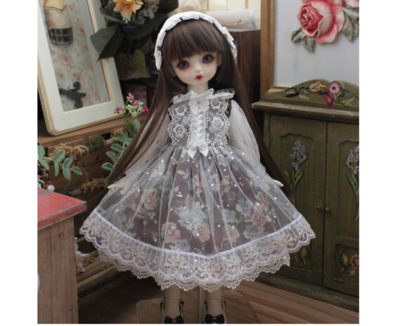 Pink Flower Style Lolita BJD Dress – 1/3, 1/4, 1/6 bjd, Ropa de muñeca Blythe