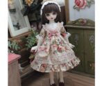 Pink Flower Style Lolita BJD Dress – 1/3, 1/4, 1/6 bjd, Ropa de muñeca Blythe