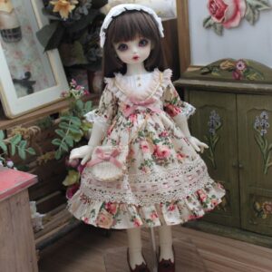 Pink Flower Style Lolita BJD Dress – 1/3, 1/4, 1/6 Bjd, Roba de nina Blythe